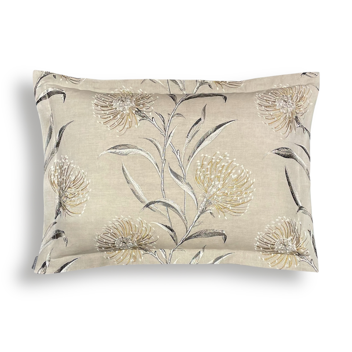 Floral Harmony Yastık Kılıfı - Bej 01