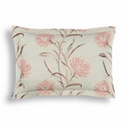 Floral Harmony Decorative Pillow Cover - Pink