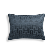 Kündekari Decorative Pillow Cover - Navy Blue