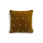 Moon Silk Velvet Decorative Pillow - Amber